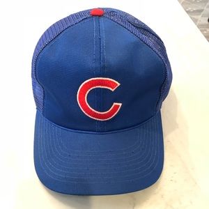 Vintage Chicago Cubs snapback trucker hat